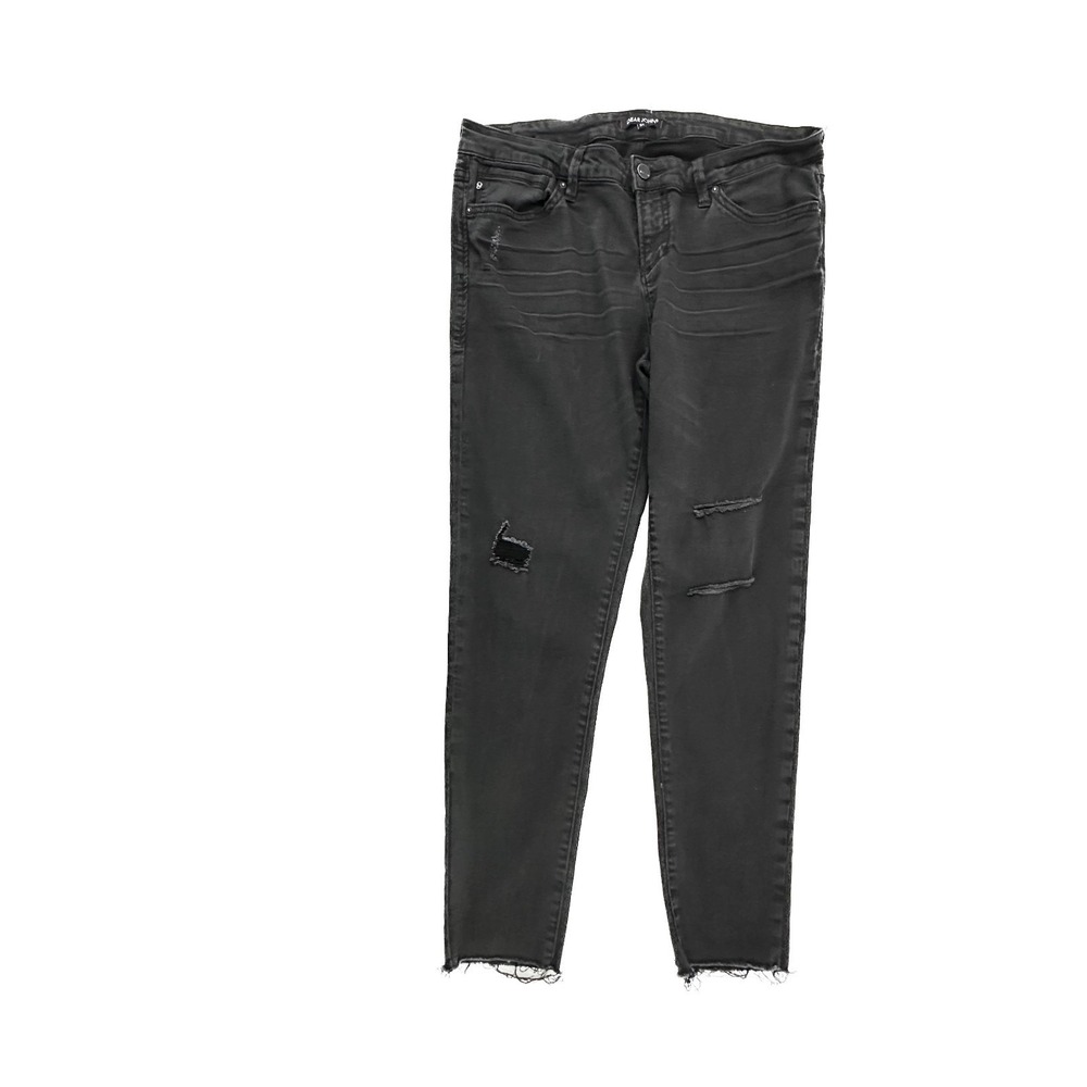 Dear John Distressed Skinny Womens' size 31 Black Denim jeans